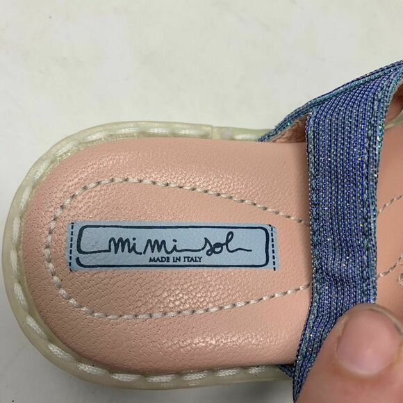 Mi Mi Sol cross strap with flower embellishment size 26 / 9.5 US - Picture 7 of 8